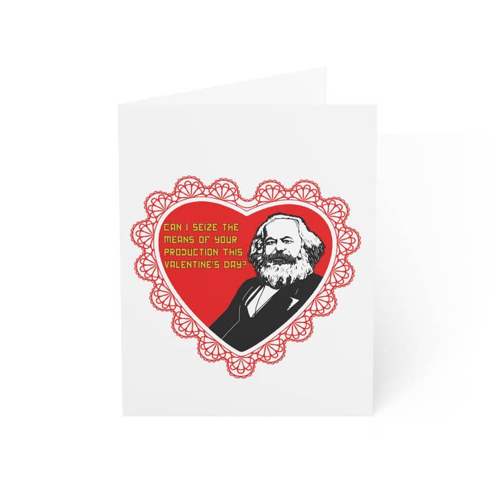 Seize Your Means Valentine's card for wholesale by The VigilAuntie
