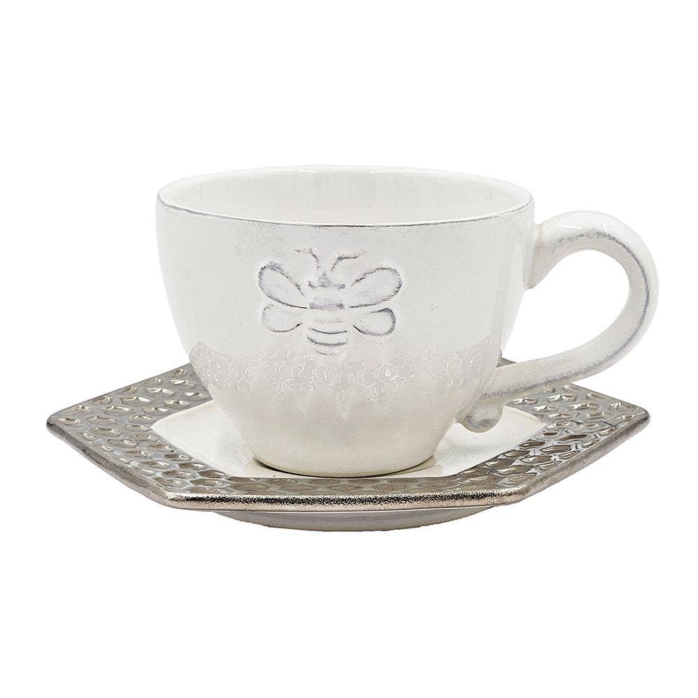 A&B Home Group Inc. - Wholesale Coffee/Tea Cup - Set of 2 Enchanted Honeybee Ceramic Espresso Set0
