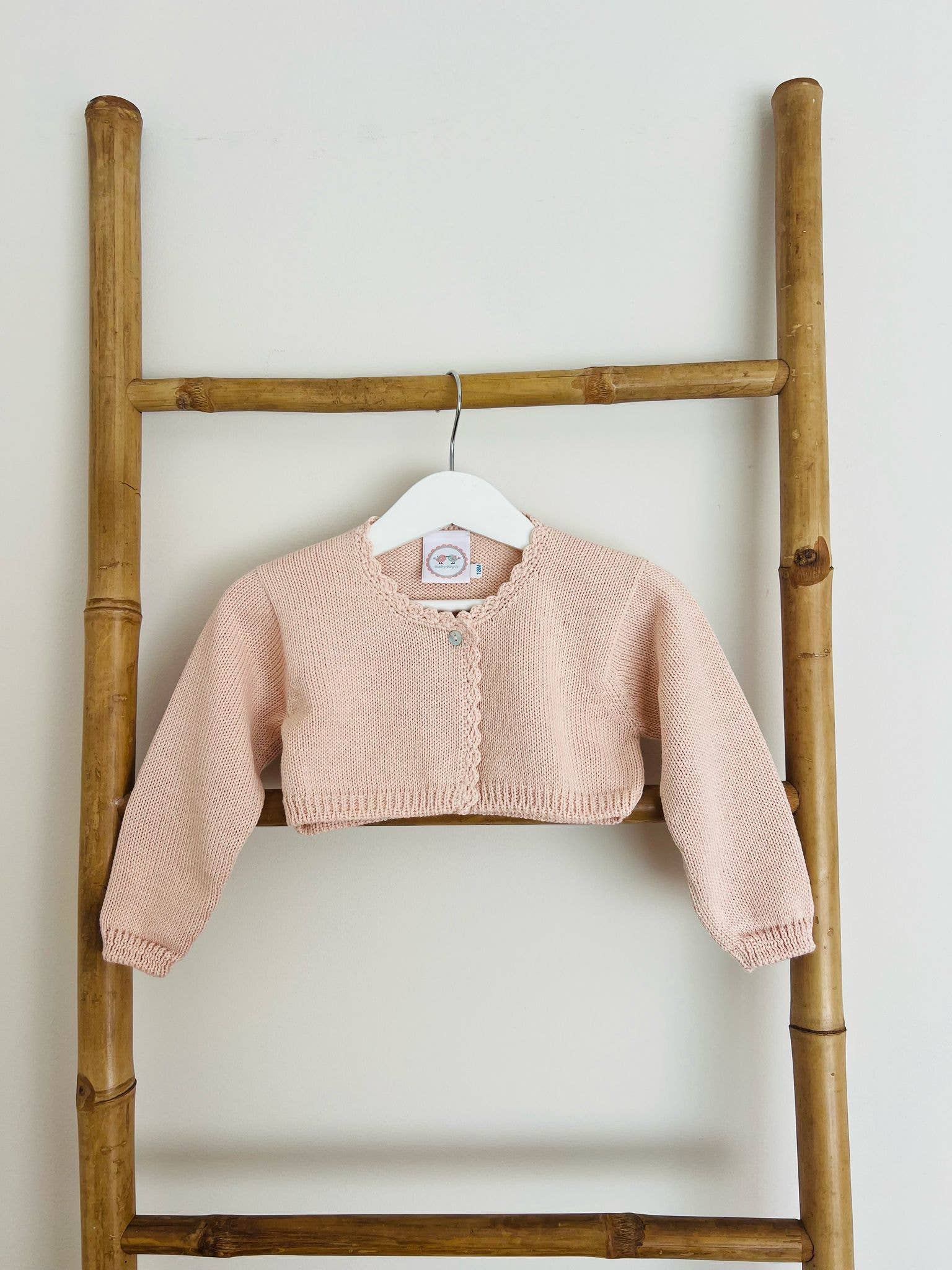 Baby Popit - Wholesale Cardigan - Baby - Baby Pink Bolero0