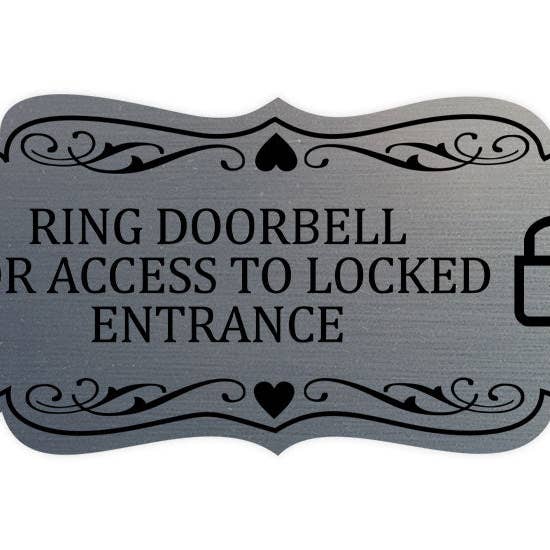 All Quality - Vente Pancarte - Panneau ByLITA Designer Ring Doorbell pour accès à l'entrée verrouillée mur ou porte9