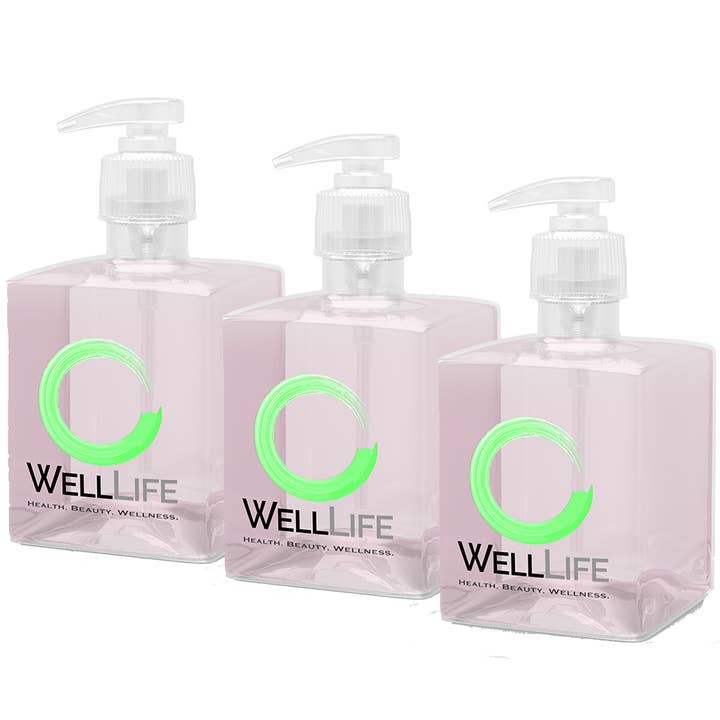 Liquid Hand Soap, Coconut Amber - 3 Pack for wholesale by Well Life