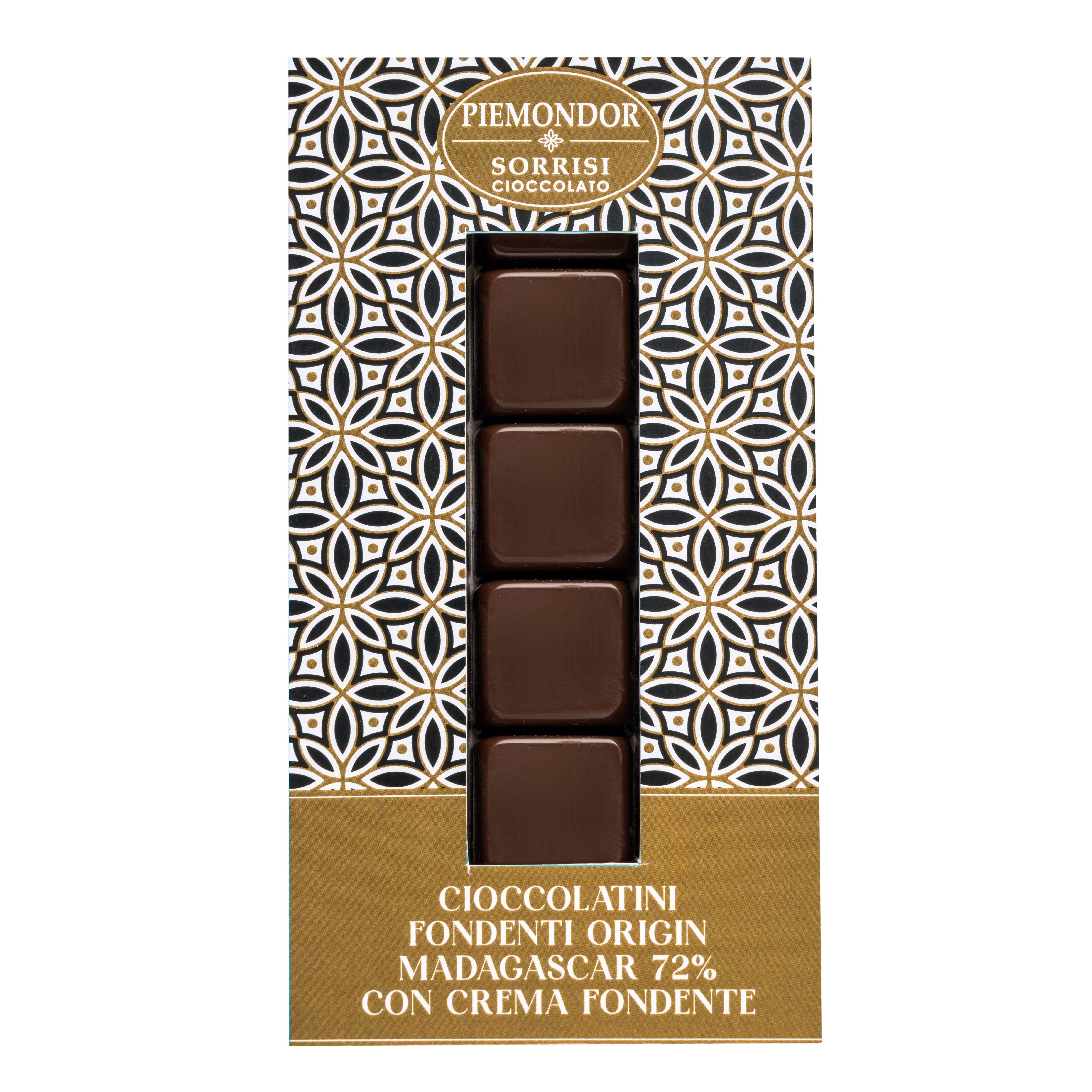 Boella & Sorrisi - Wholesale Chocolate - Piemondor Dark Chocolates Filled with Dark Gianduia0