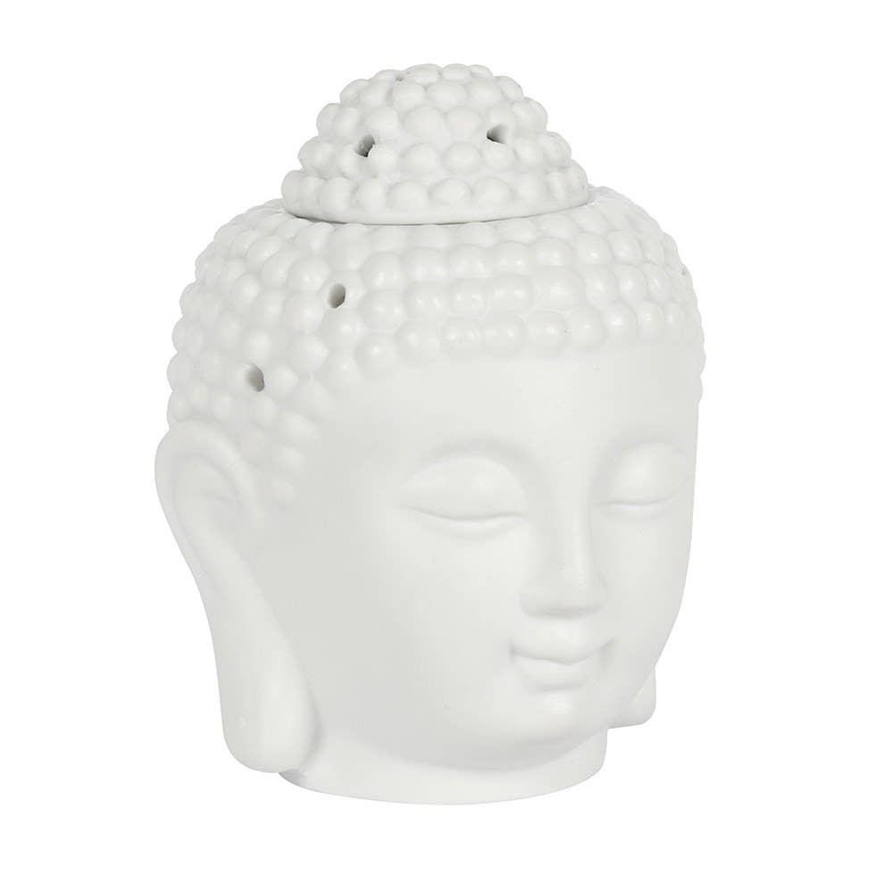 Something Different Wholesale – wholesale Wax warmer – White Buddha Head Oil Burner and Wax Warmer1