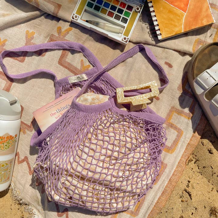 Sun Freckled Studio - Wholesale Grocery/Shopping Bag - French Market Bag, Reusable Grocery Bag, Mesh Produce Bag