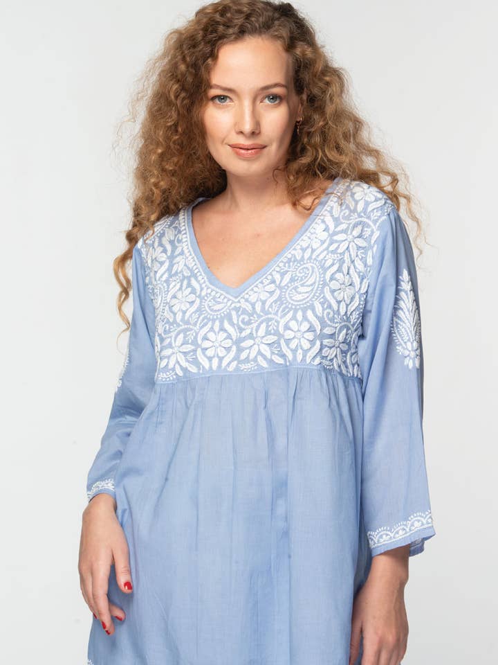 Sevya Handmade - Wholesale Tunic - Women's - Ramani Embroidered Tops34