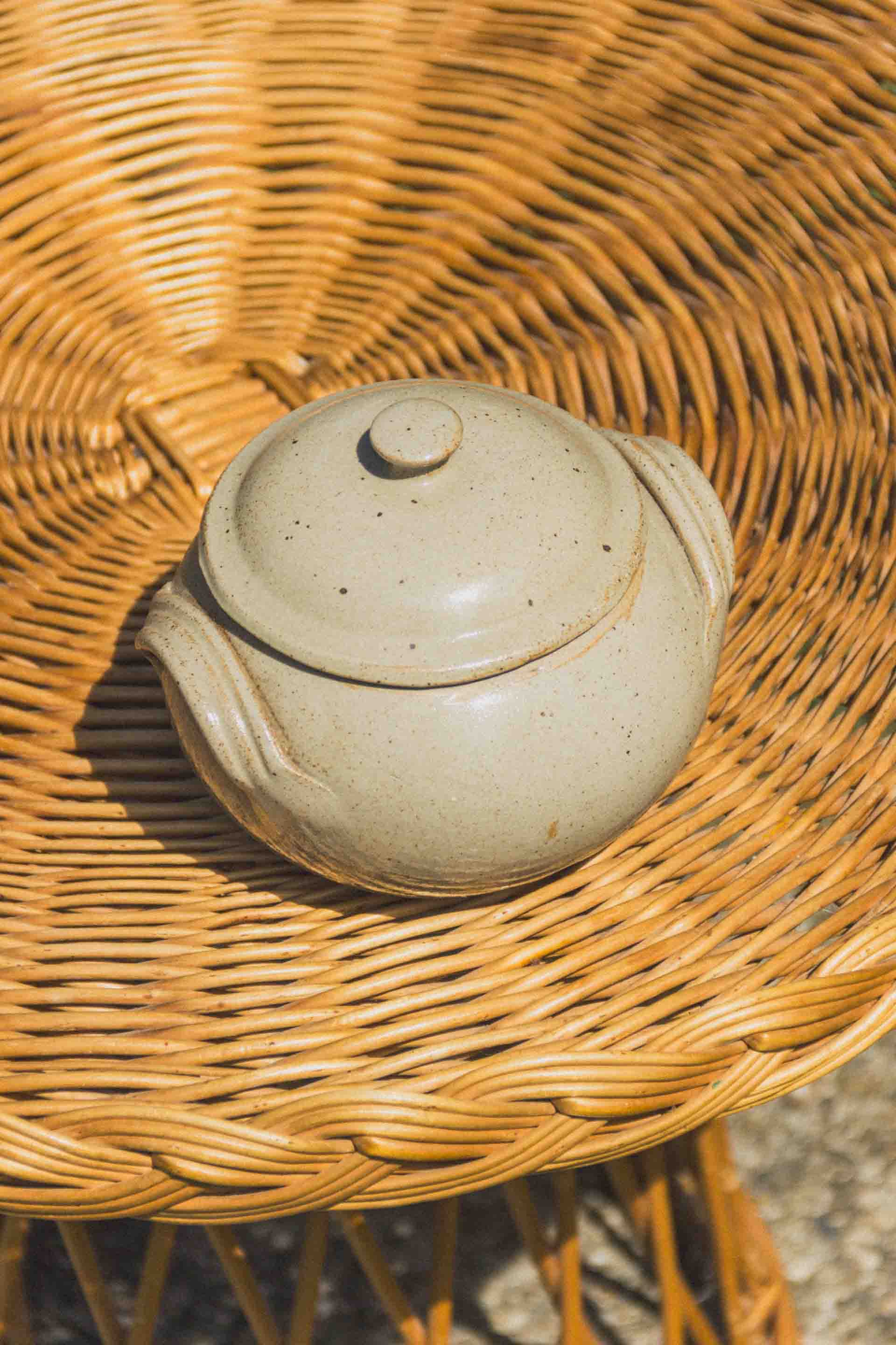 Eloge - Wholesale Jar - Sandstone sugar bowl0