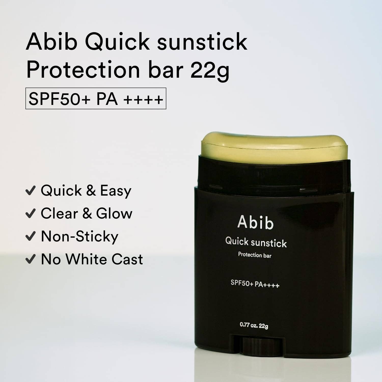 Glowiss – Protetor solar por atacado – Barras de proteção solar ABIB Quick SPF50+ 22g4