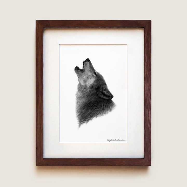 Lupo Ululante | Stampa in Edizione Limitata per la vendita all'ingrosso da parte di ElizabethAnnFrancis