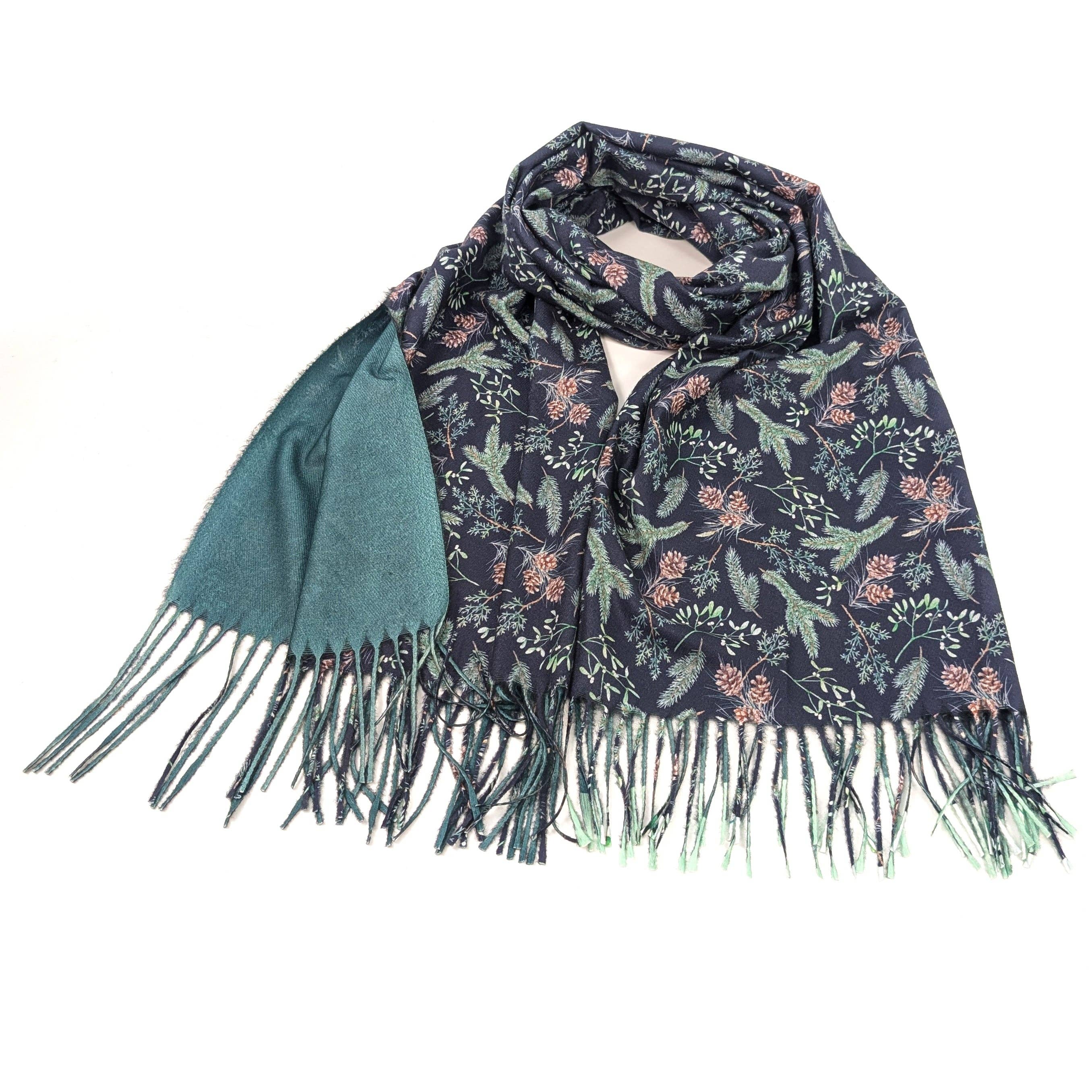 Black Ginger – Großhandel Schal – Damen – Tannenzapfen Pashmina-Stil Schal (70x180cm) - Exklusives Design5