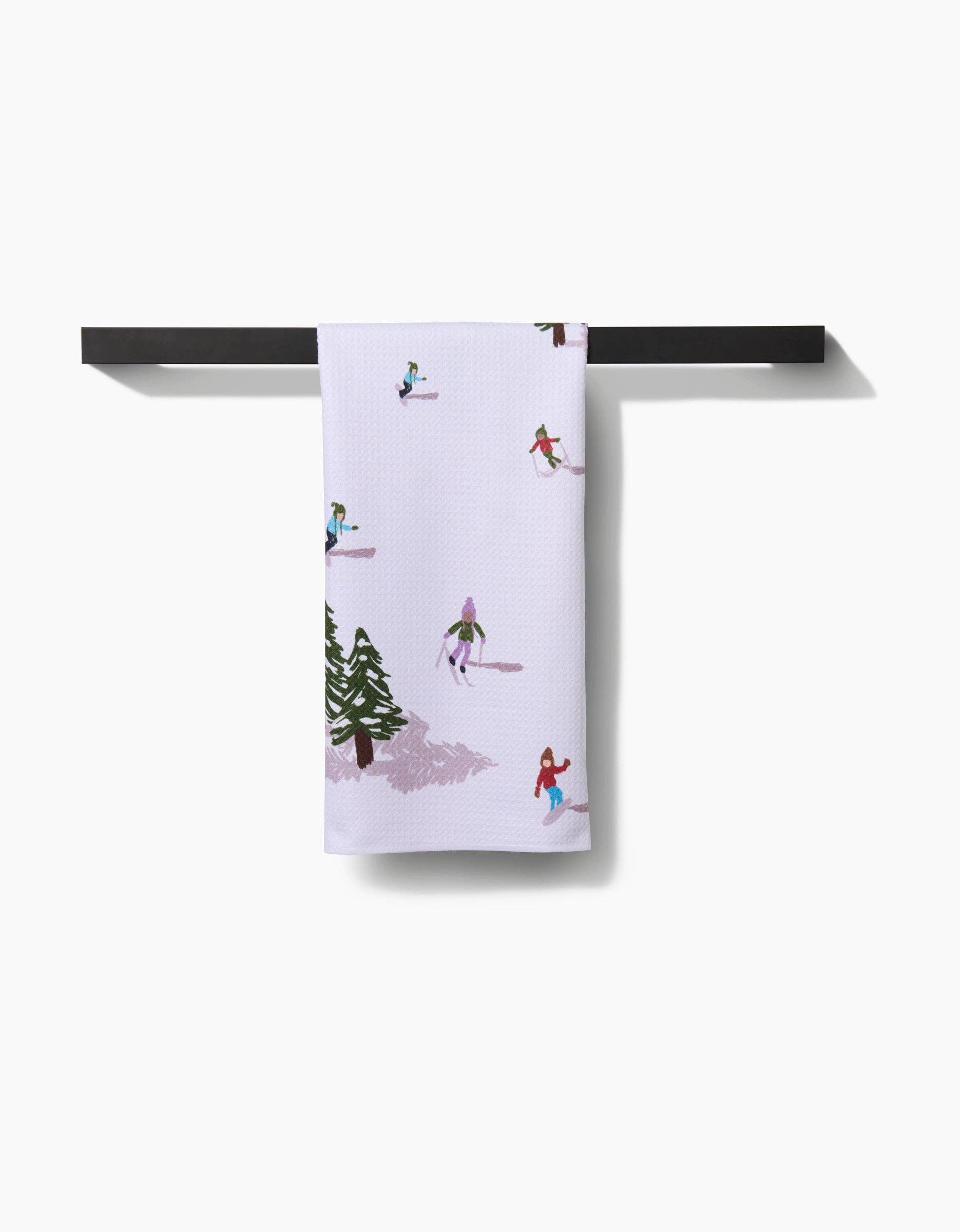 Geometry - Wholesale Tea Towel - Winter Skiing Trip3