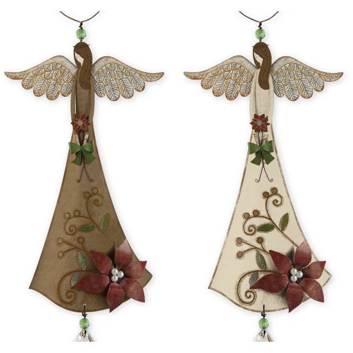Sunset Vista Designs - Wholesale Ornament Set - Rusty Hinge Angel Ornament 2 Asst2