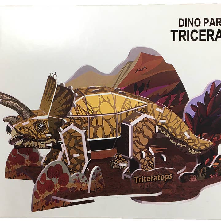 Texas Toy Distribution - Wholesale Puzzle - Kids - Dinosaur 3D Puzzles EPS Foam Puzzle Sets, Six Types3
