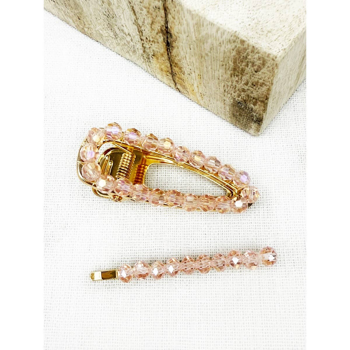 MÉLANGER LA COULEUR Épingle à cheveux en perles scintillantes assorties en vente sur Faire1