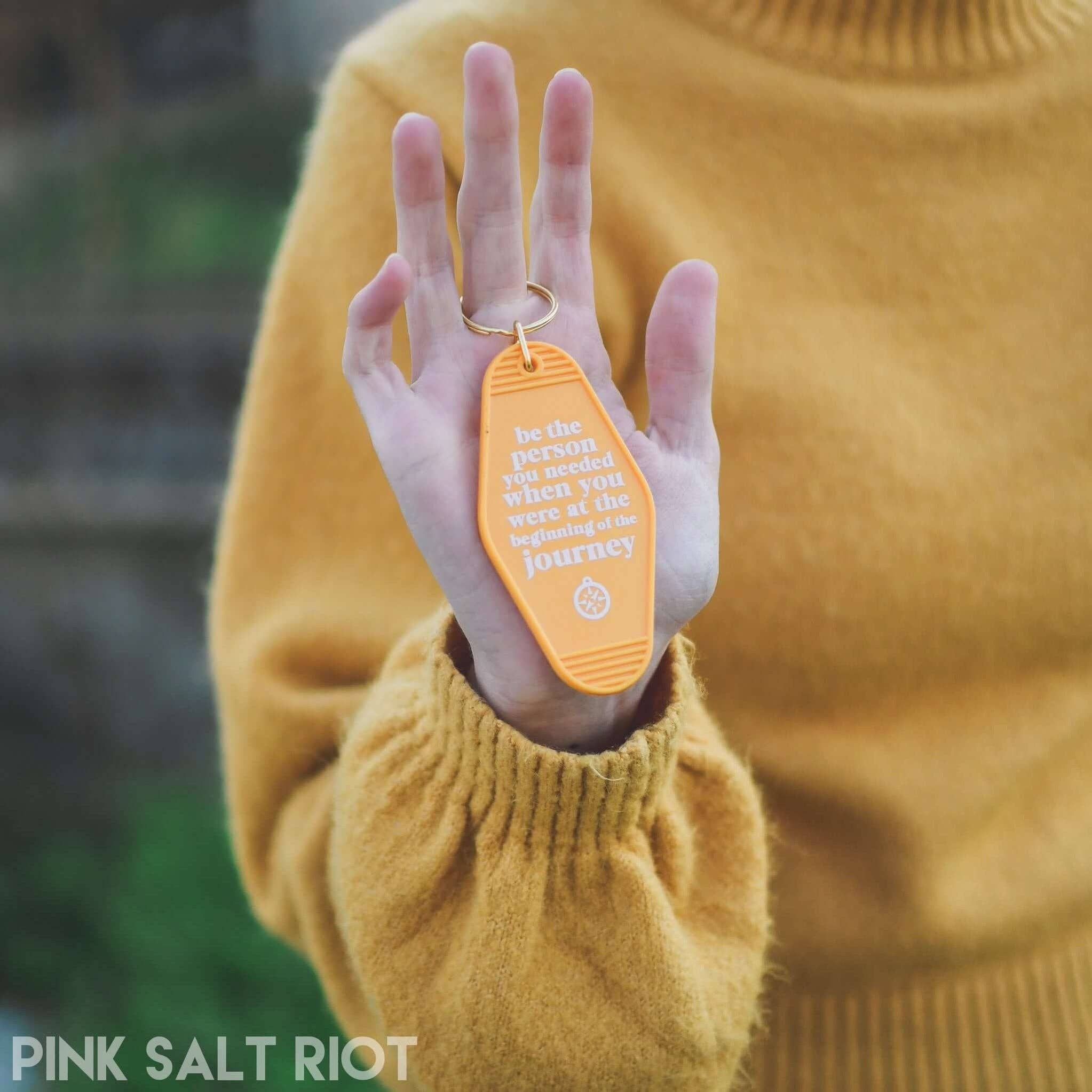 Pink Salt Riot - Wholesale Keychain - Women's - Retro Hotel Keychain - Be Who You Needed1