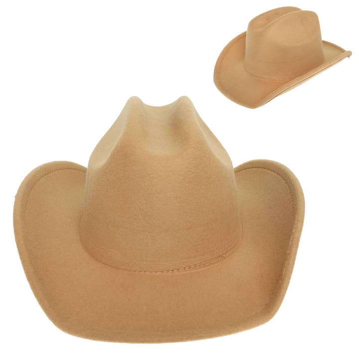 SP Sophia Collection - Wholesale Cowboy Hat - Women's - Fashion Western Wide Brim Felt Cowboy Hat
