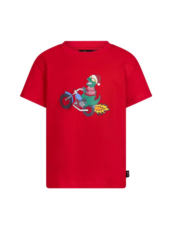 SLEIGH RIDER REX SHORT SLEEVE T-SHIRT for wholesale by Rock Your Baby