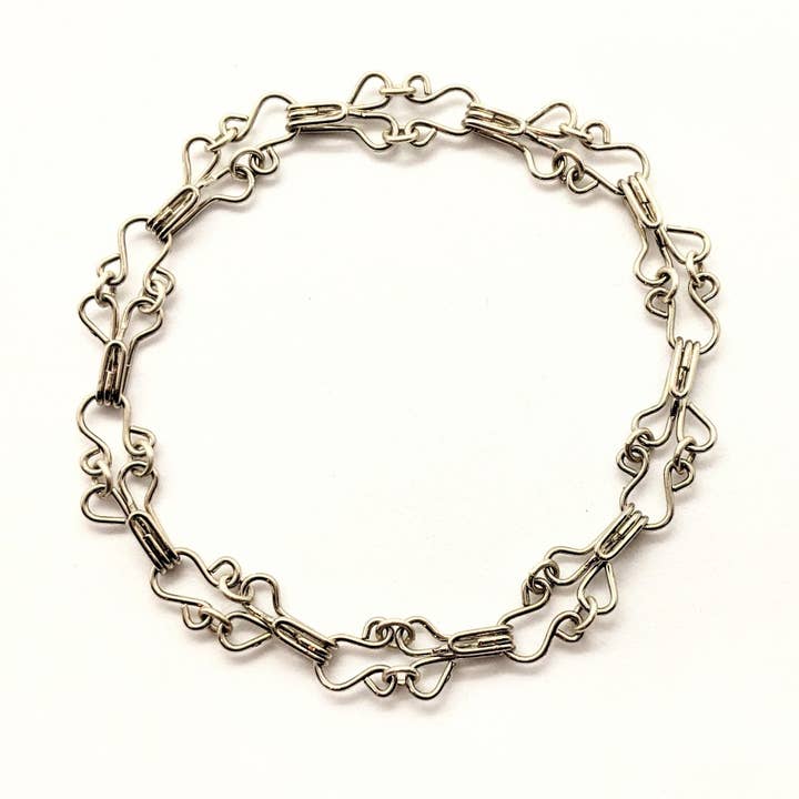 Hook and eye link bracelet for wholesale by Amy Pfaffman Jewelry