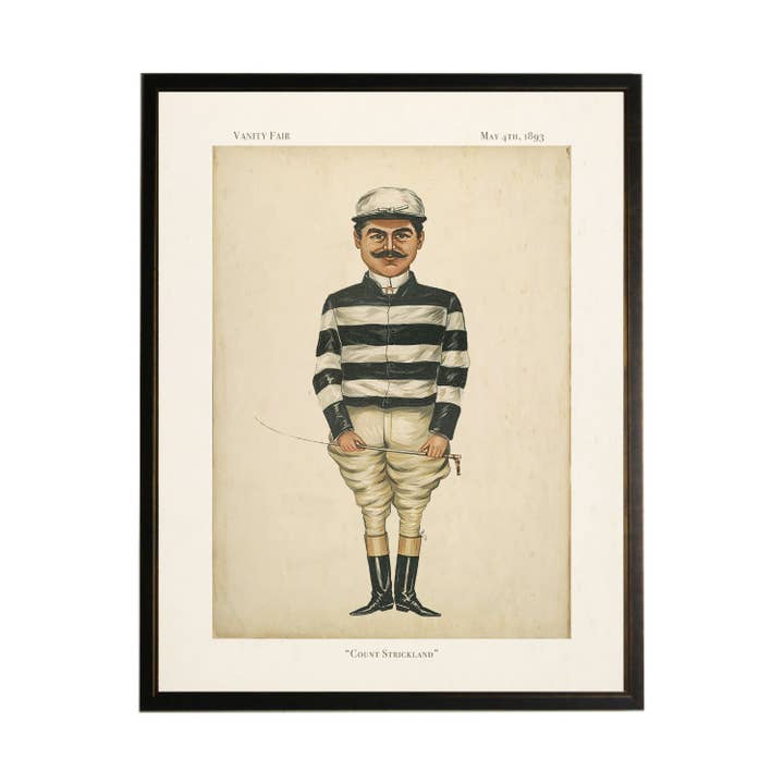 Vintage Vanity Fair Jockey Illustration G for wholesale by Antique Curiosities Inc