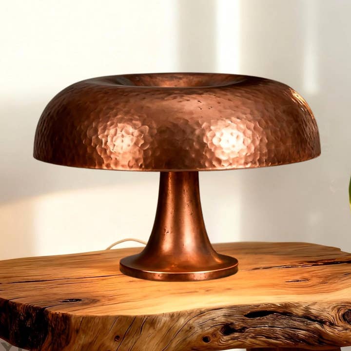 Begränsad upplaga handgjord kopparsvamp skrivbordslampa #2 för wholesale av NOMAD&FASHION
