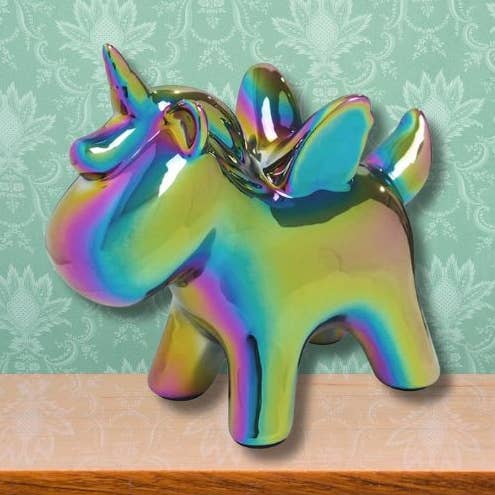 Tirelire Licorne en Céramique avec Design Ombré pour la vente par Creative Gifts International Inc.