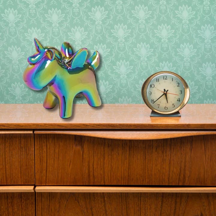 Ceramic Unicorn Piggy Bank with Ombre Design for wholesale by Creative Gifts International Inc.