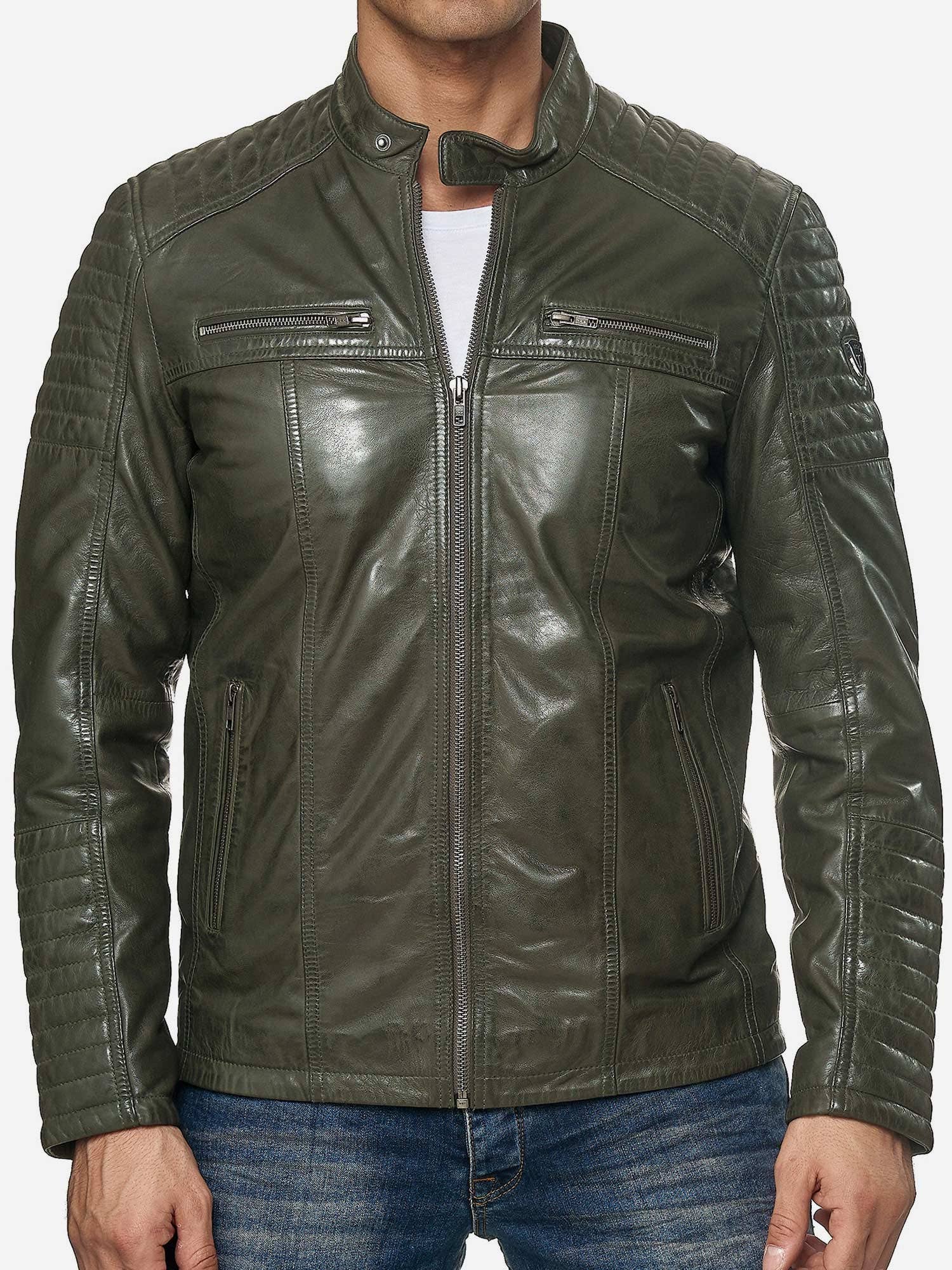 Tazzio – Großhandel Lederjacke – Herren – Tazzio Herren Jacke Lederjacke Biker Echtleder 1970922