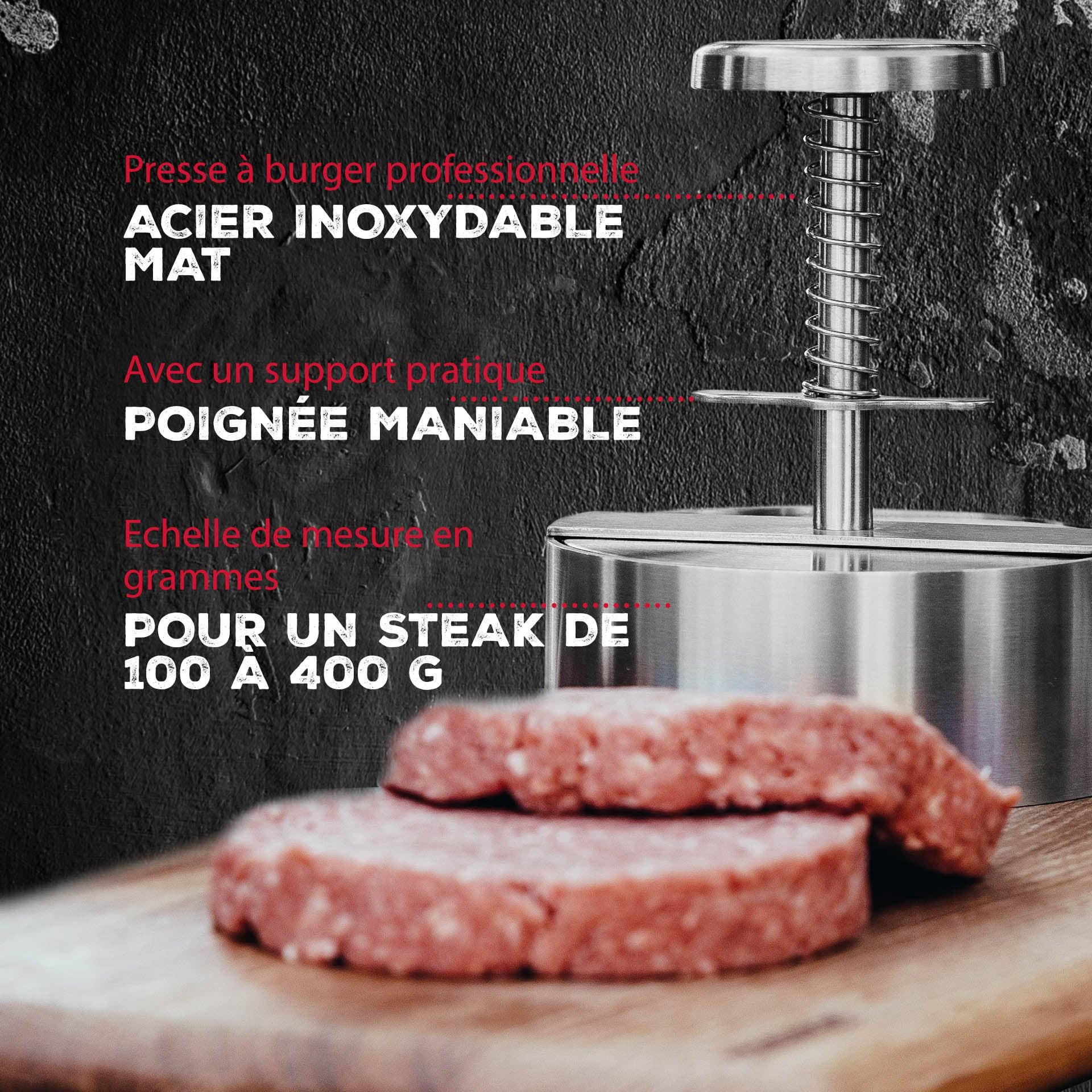 Zenker – wholesale Kitchen tool/gadget – 2-piece set for hamburger FM Professional1