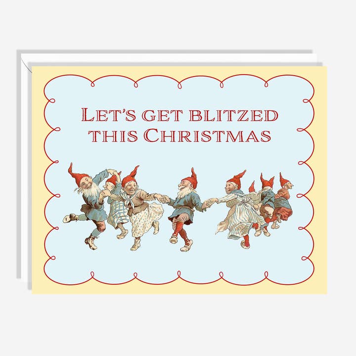 Crumb La Dote - Wholesale Christmas Card - Blitzed Elves | Funny | Christmas Card0