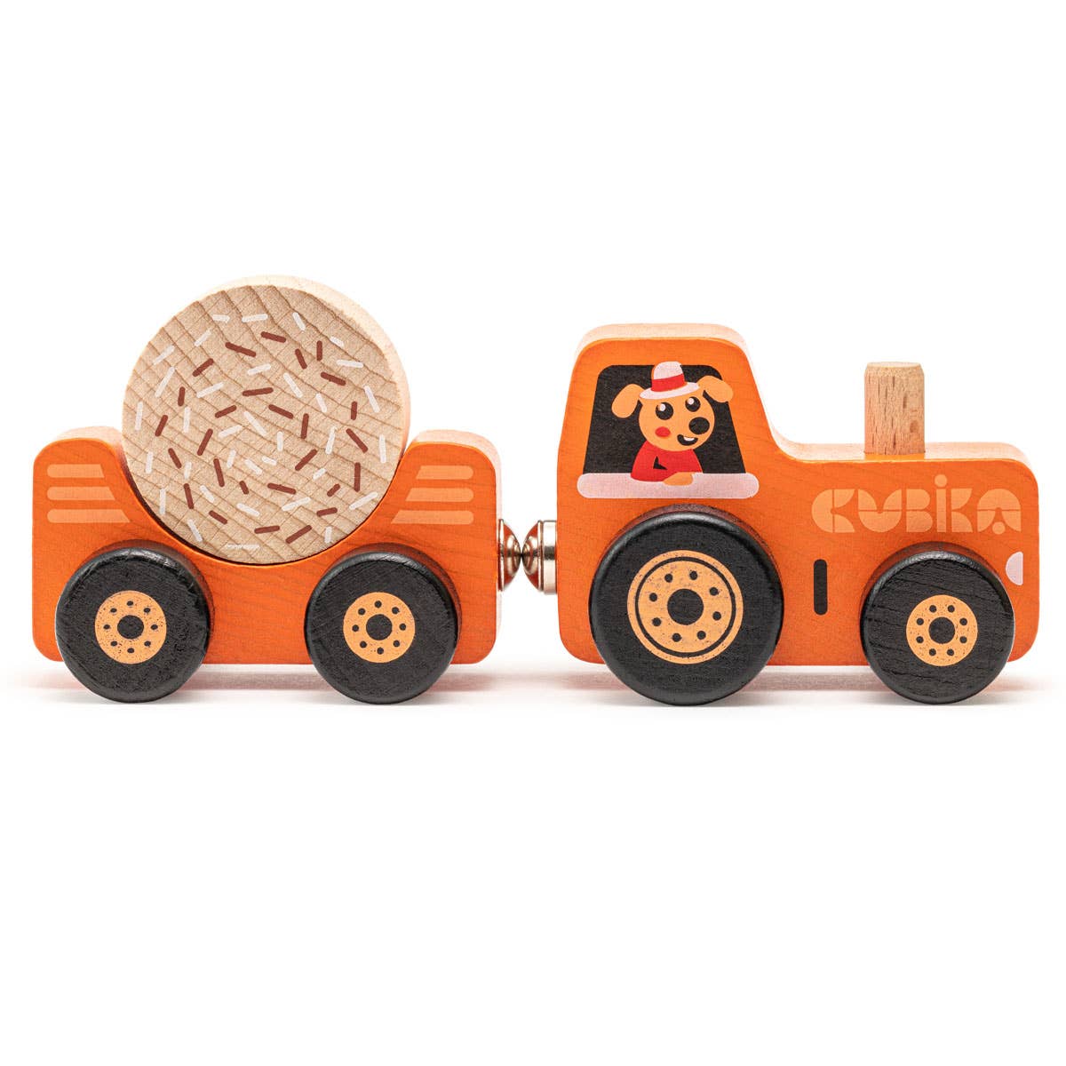 Toysmith - Wholesale Wood Toy - Kids - Cubika Wooden Toy Tractor3