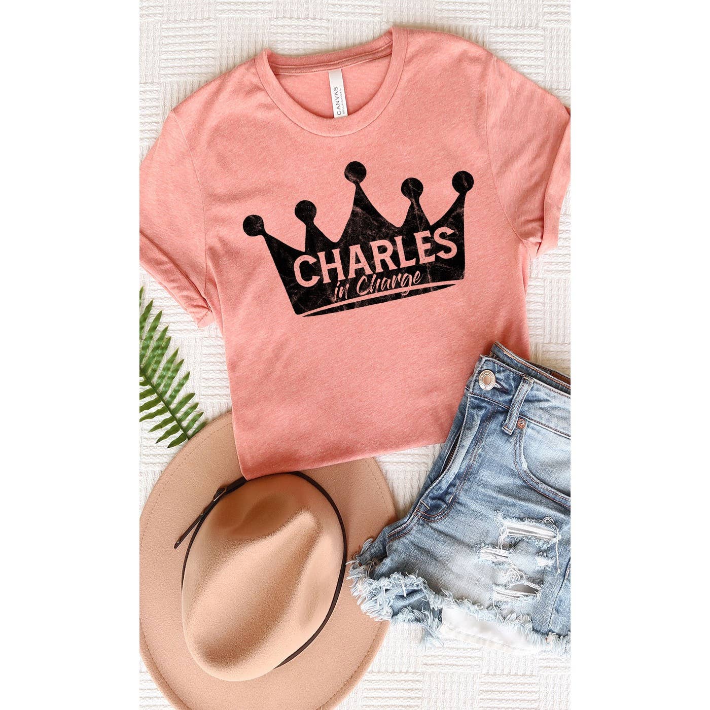 Kissed Apparel - Wholesale Screen Printed T-Shirt - Women's - Charles in Charge Crown Graphic Tee9