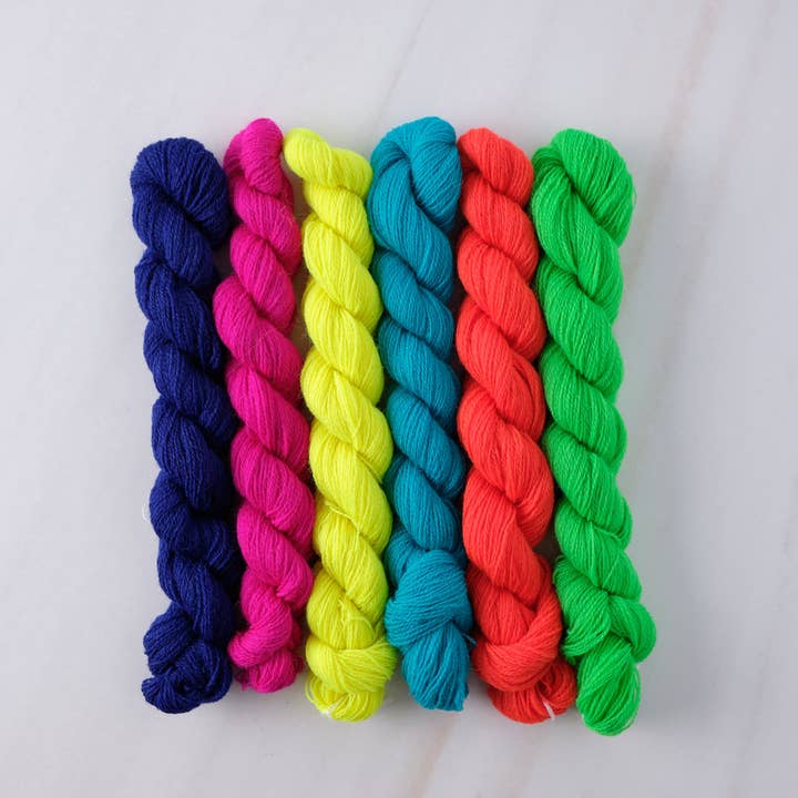 Appletons Wool Yarn - Hot Neon 651 -656 for wholesale by HM Nabavian