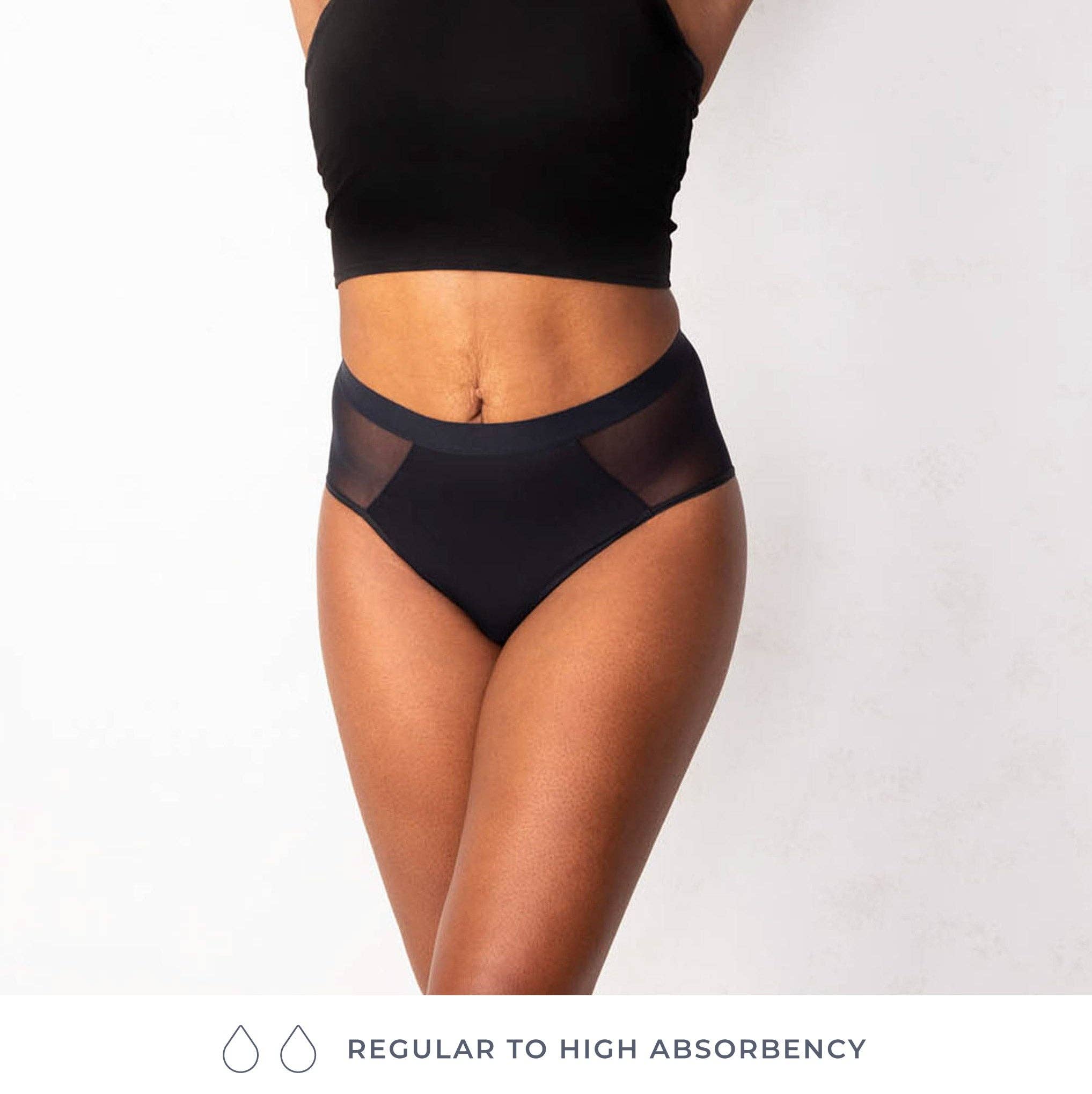 Saalt – wholesale Period underwear – Women’s – Leak Proof French Cut High Waist0