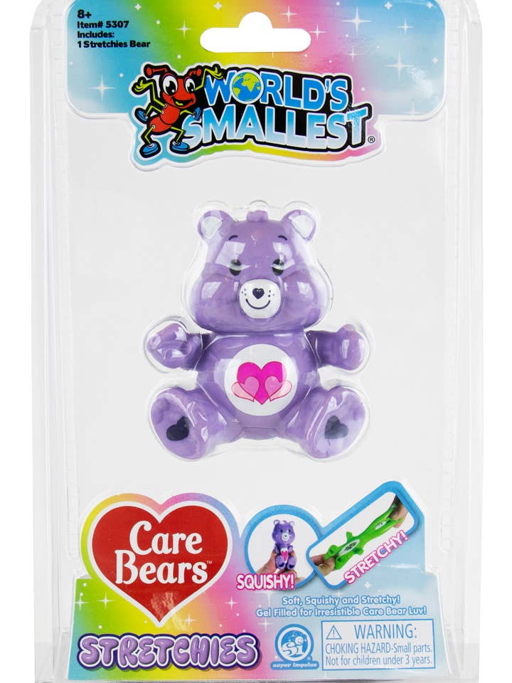 World's Smallest Care Bears Stretchies for wholesale by Super Impulse USA