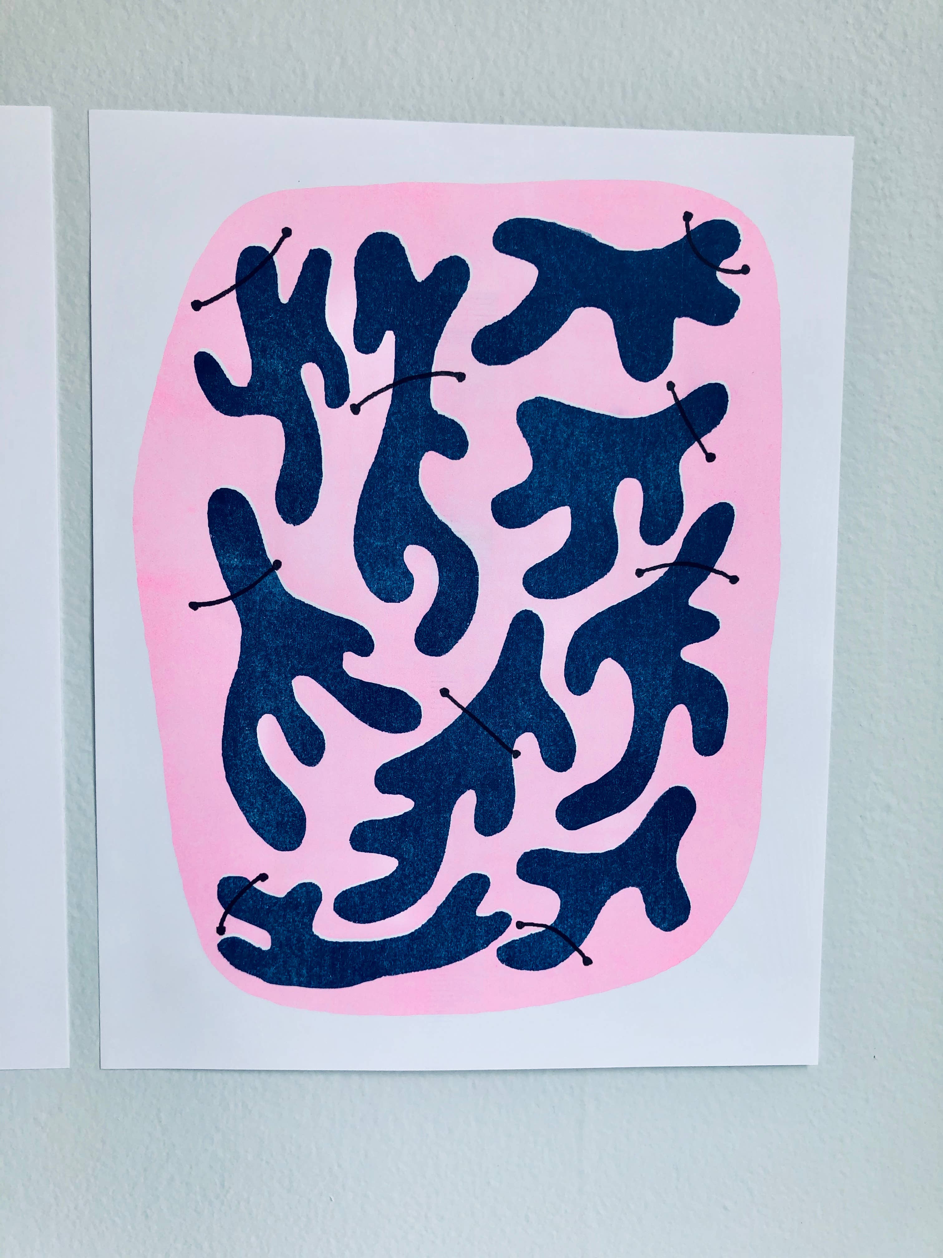 Potato Bread Press - Wholesale Art Print - Cloud Risograph Print5
