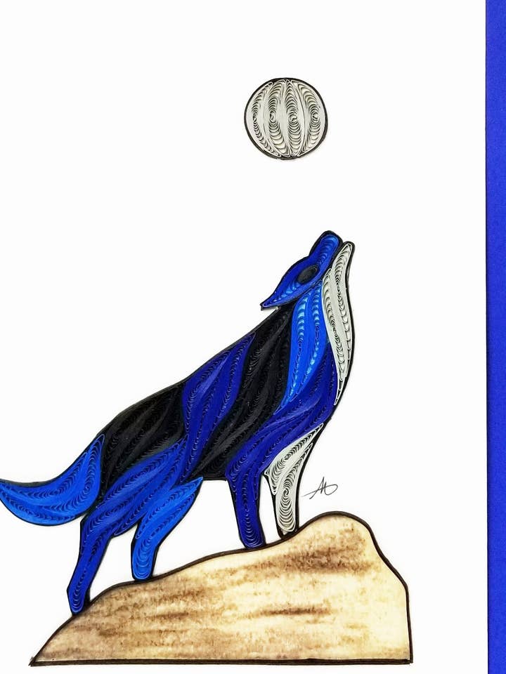 #227 Wolf for wholesale by Iconic Quilling