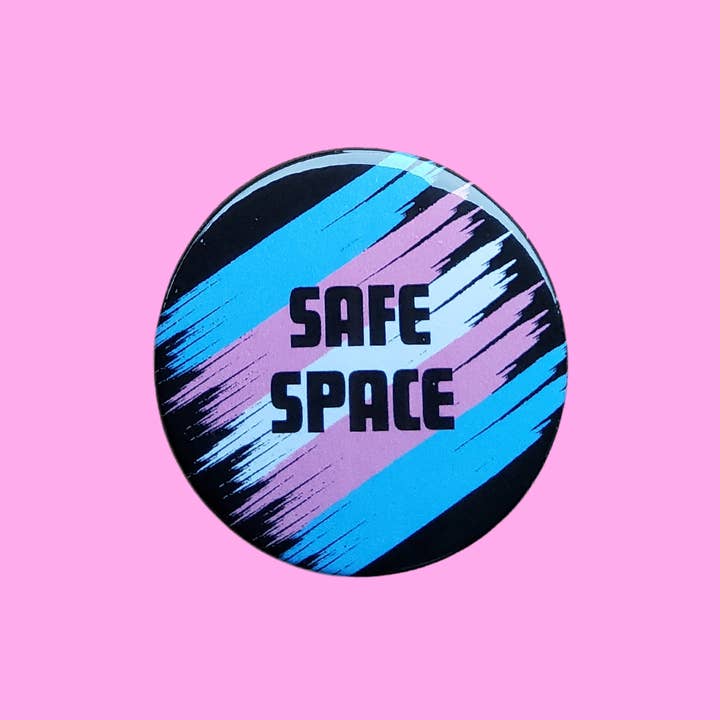 Trans badges, Safe space badge Transgender badge pin badge for wholesale by sent with Pride