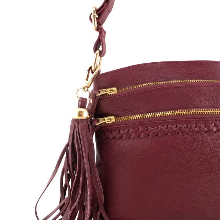 Cadelle Leather - Wholesale Crossbody bag – Women's - Bridgette Crossbody | Berry6