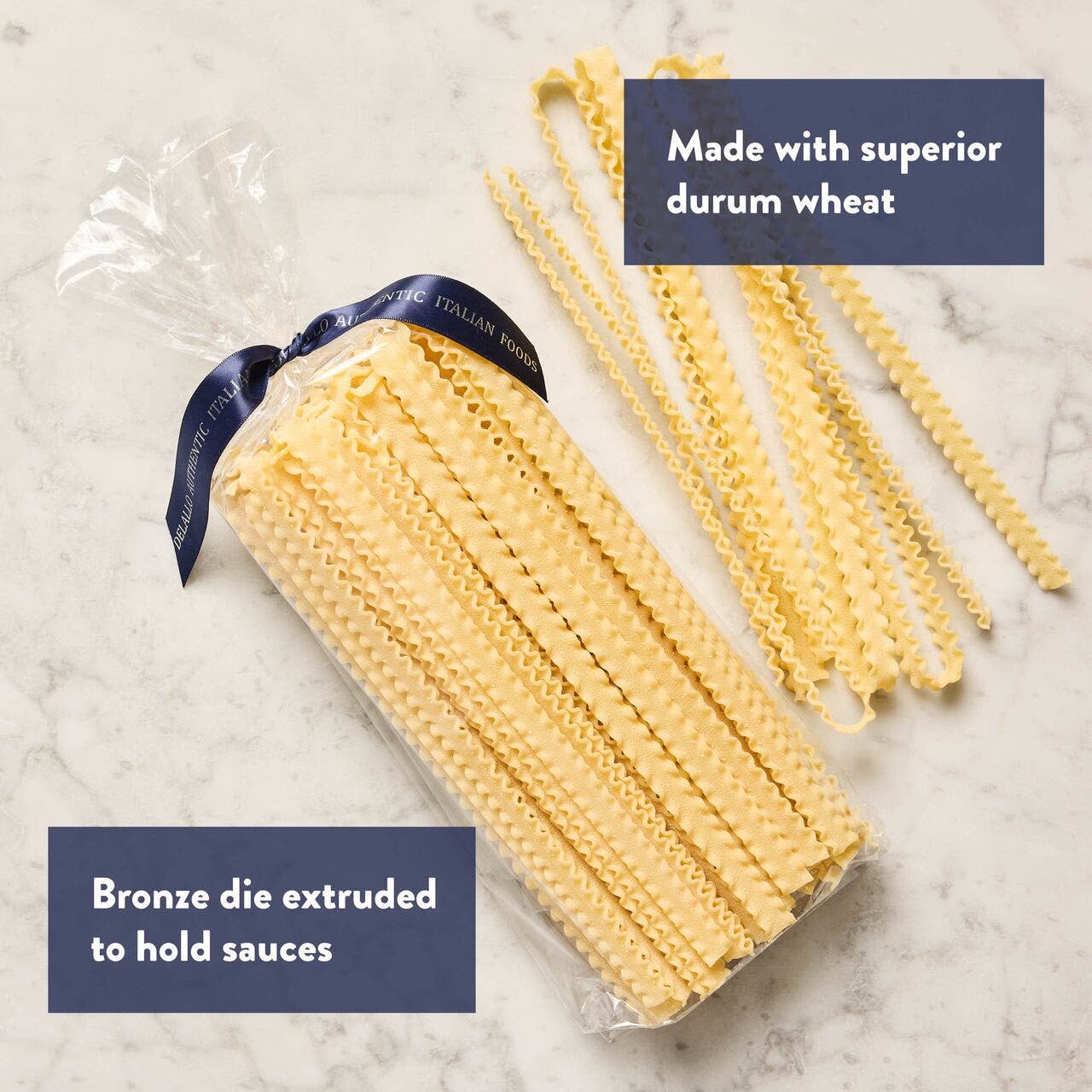Delallo - Wholesale Pasta - Artisan Mafaldine4