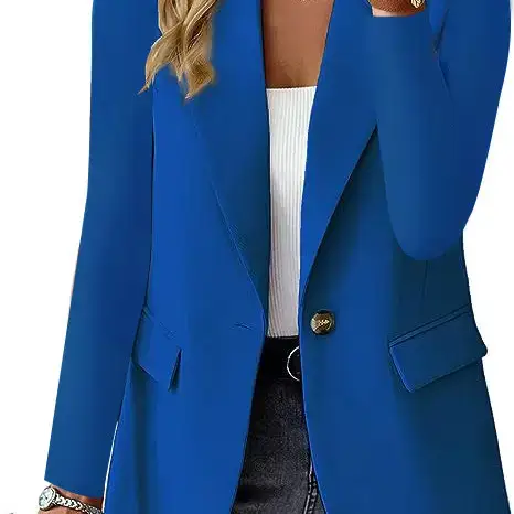 safistyle - Wholesale Blazer - Women's - Long Sleeve Solid Color Cardigan, Women's Petite Blazer Jack1