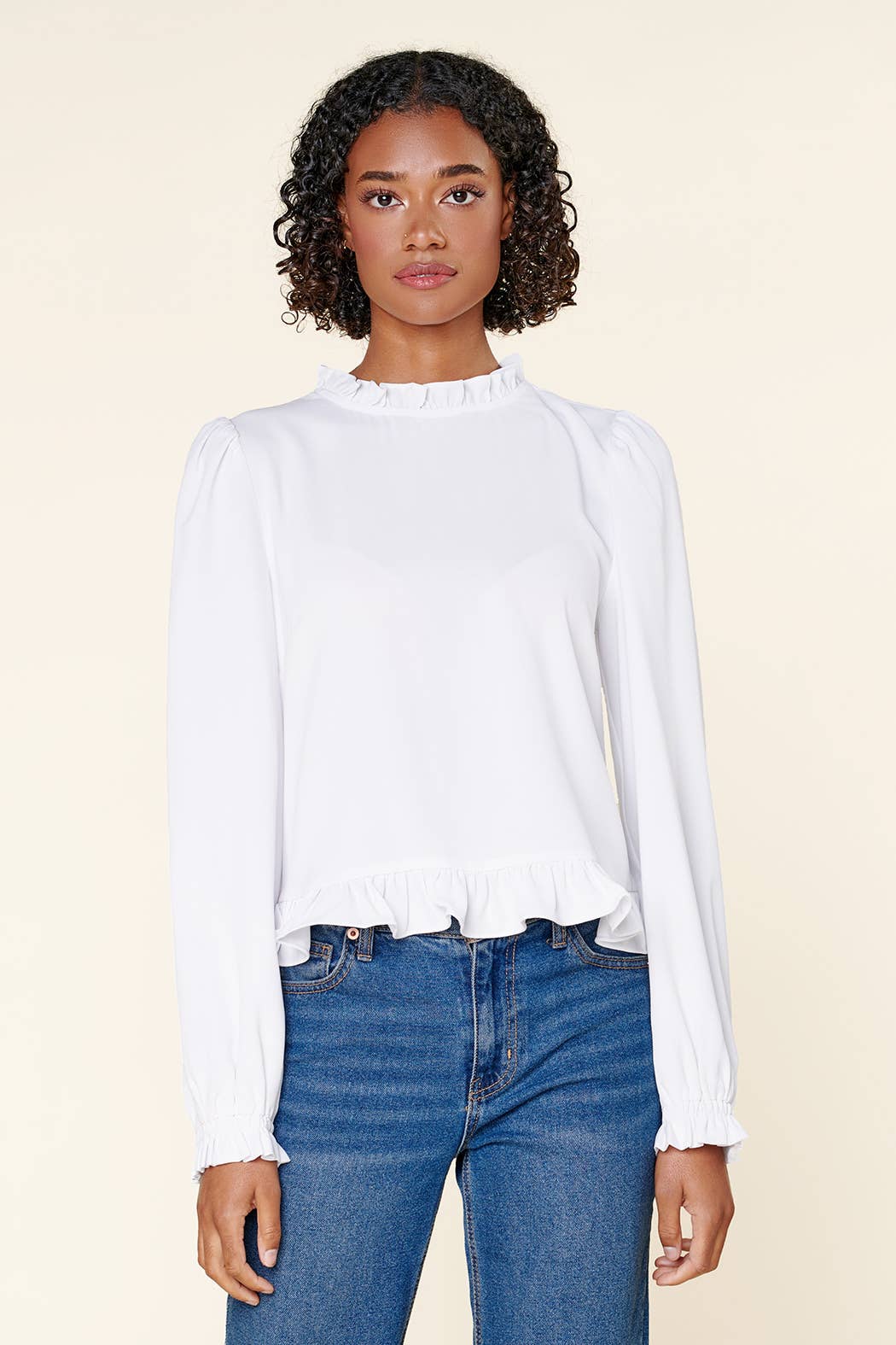 Sugarlips - Wholesale Blouse - Women's - Into You Ruffle Top0