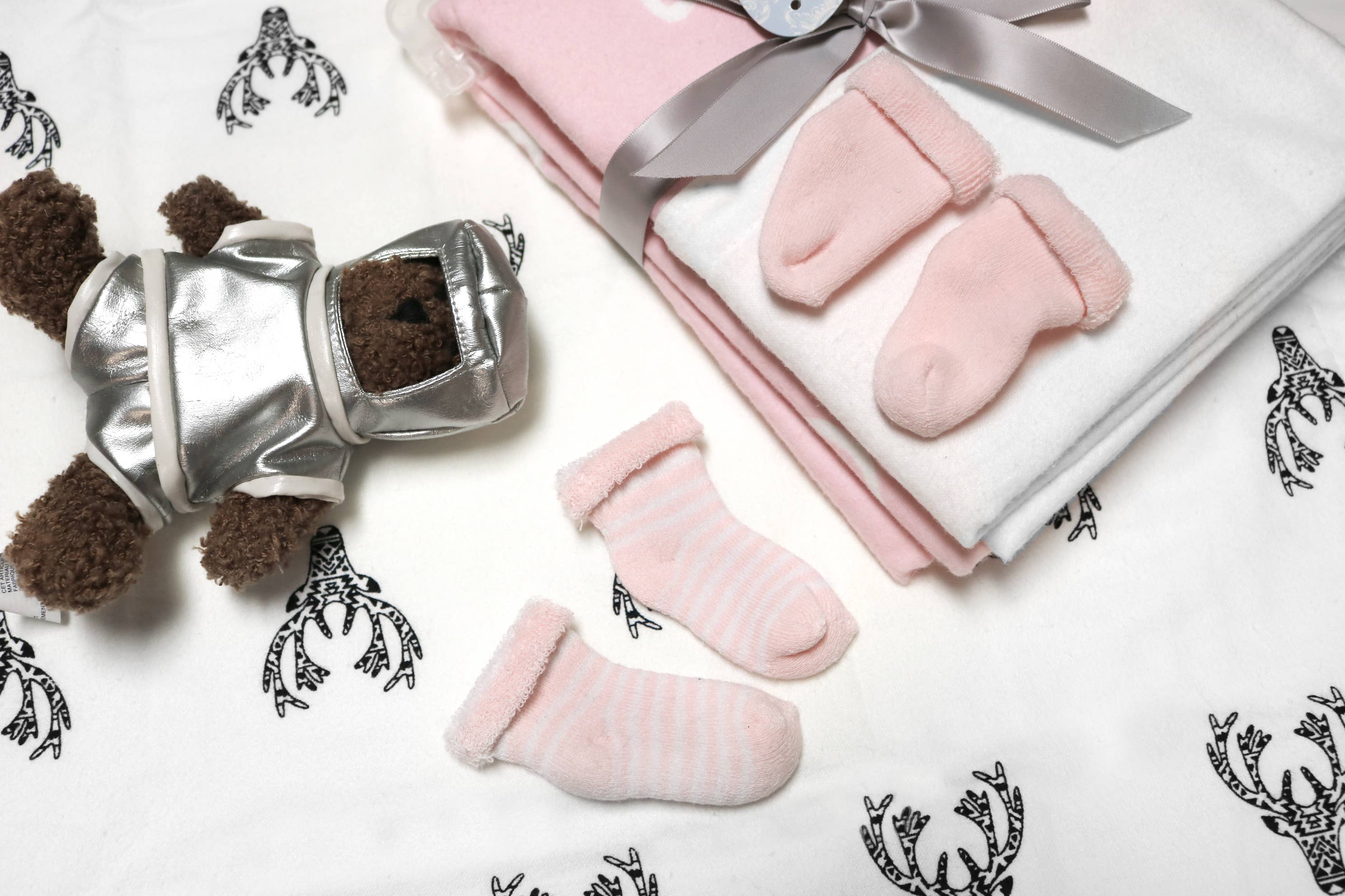 Kushies Baby - Wholesale Sokken - Baby - Babysokjes Terry - Set van 2 roze 0-3M2