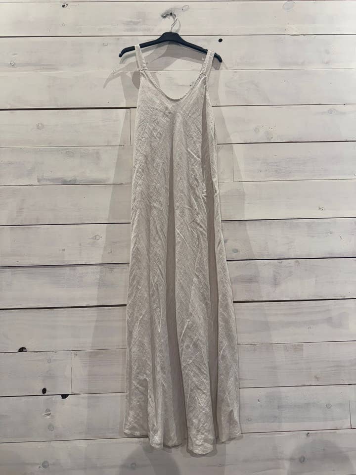 Linos y Textiles - Wholesale Dress - Women's - REF 2219 100% LINEN STRAPPY DRESS5