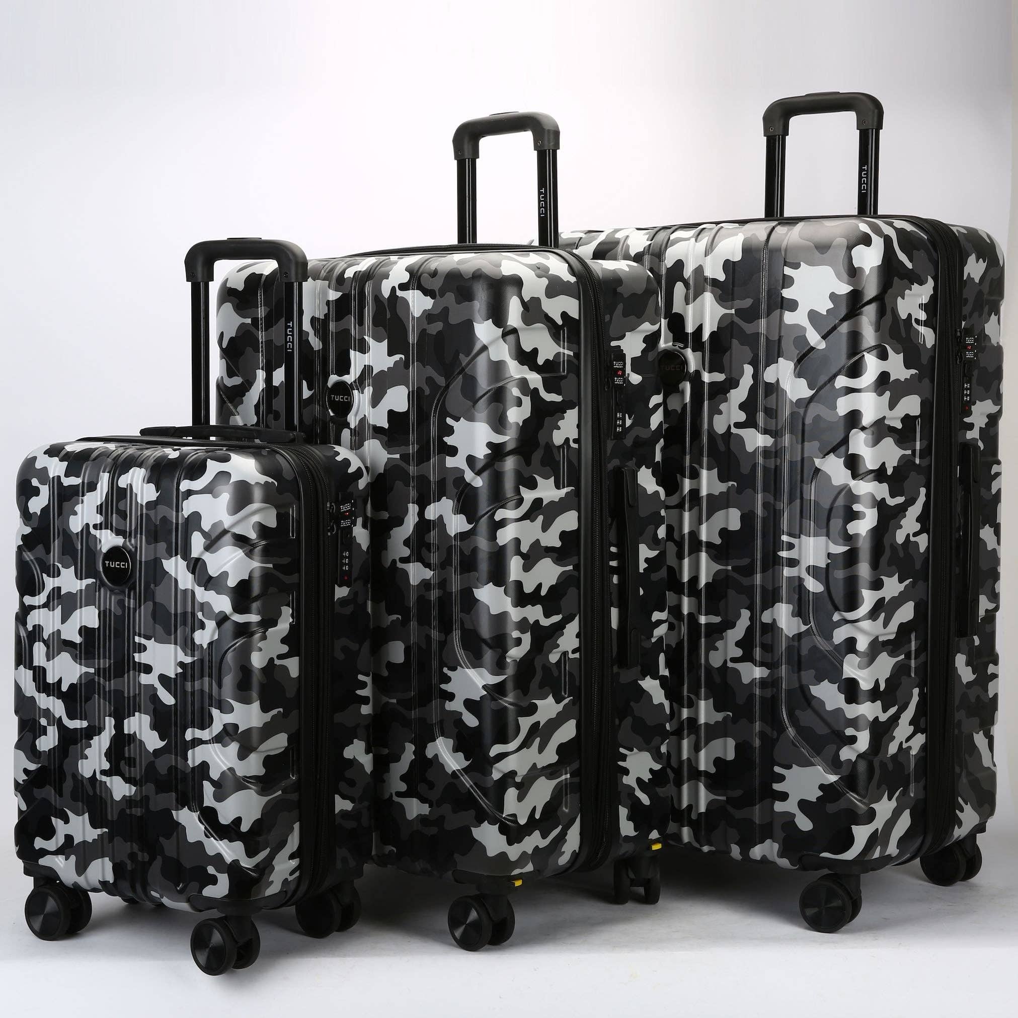 Titanio Travel Goods Group - Wholesale Luggage - TUCCI Armata Camo 3-Piece Luggage Set8