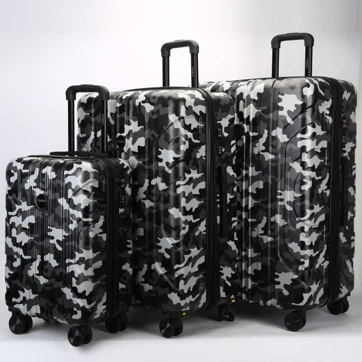 Titanio Travel Goods Group - Wholesale Luggage - TUCCI Armata Camo 3-Piece Luggage Set8