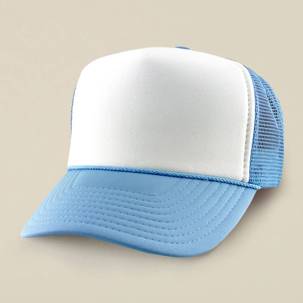 Sensibling Corp. - Wholesale Truckerpet - Dames - Effen tweekleurige truckerpet met mesh achterkant27