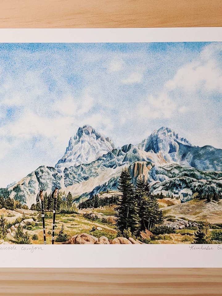 Cascade Canyon - Fine Art Print for wholesale by Kim Everhard Art