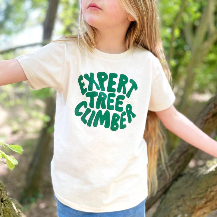 Alphabet Bags - Wholesale Screen Printed T-Shirt - Kids - Expert Tree Climber - Kid's Tee