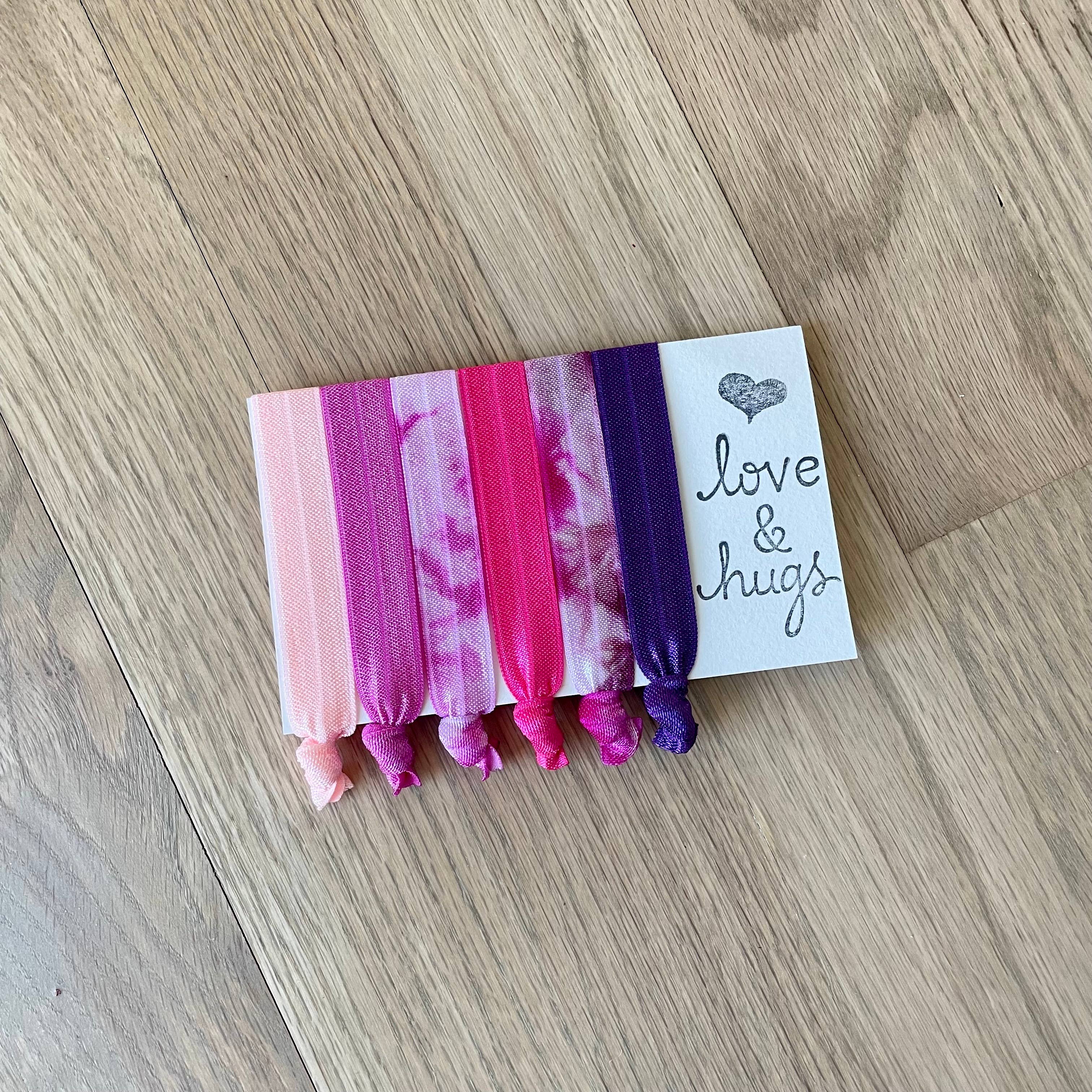 eastern ave studio - Wholesale Hair Tie - Hair Tie Card | Purple tie dye