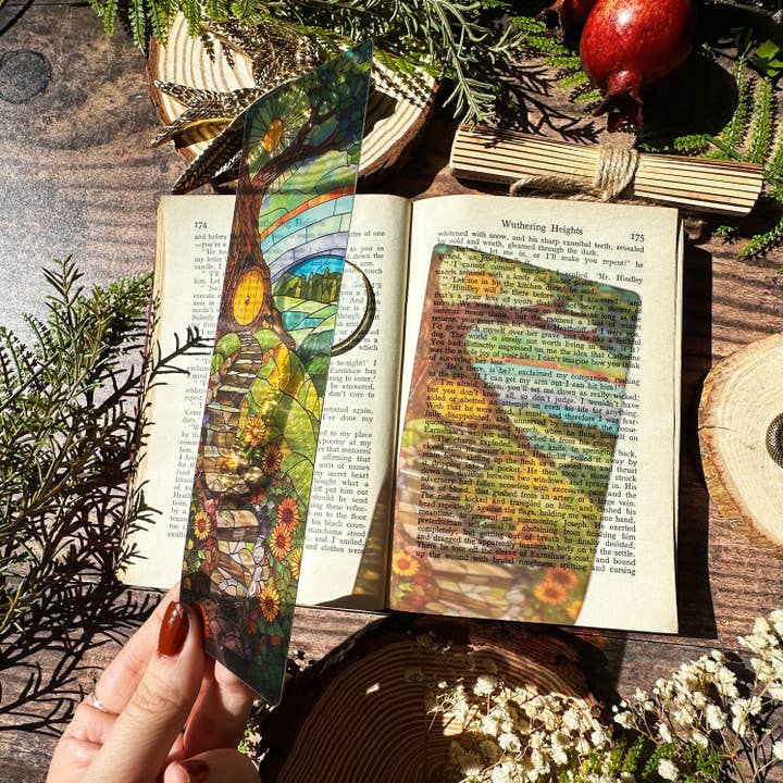 Shire Sunflower Stained Glass Bookmarks for wholesale by Sonnet and Fable
