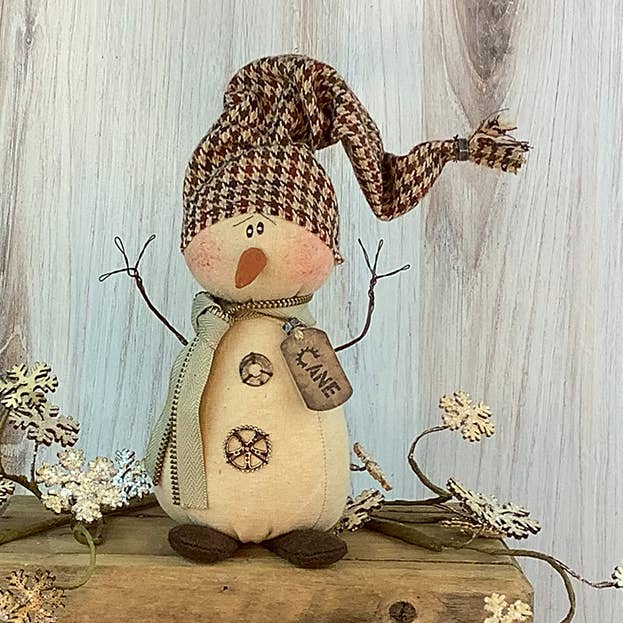 Honey and Me - Wholesale Christmas Decoration - Cane the Salvage Snowman0